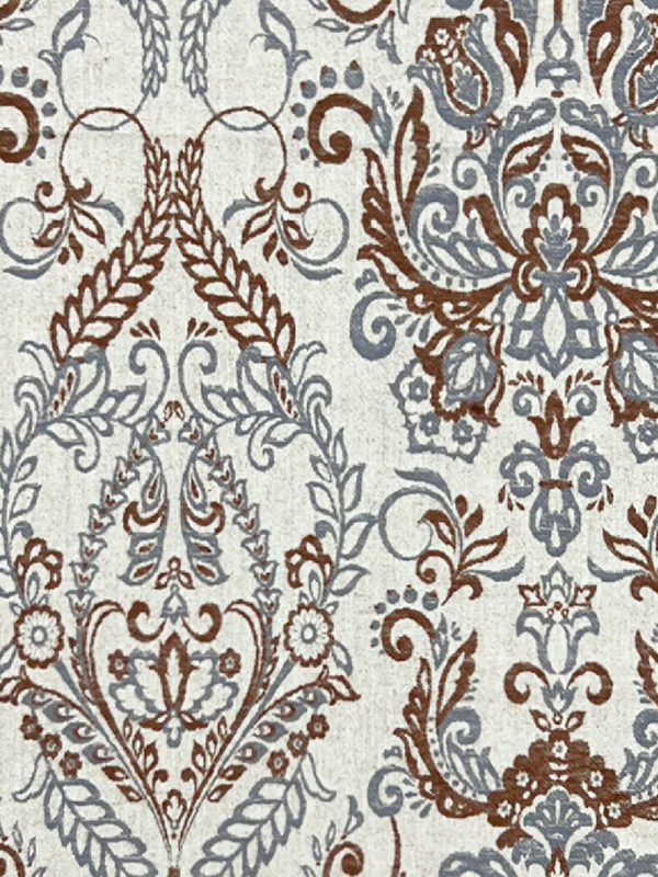 European style floral cotton jacquard fabric